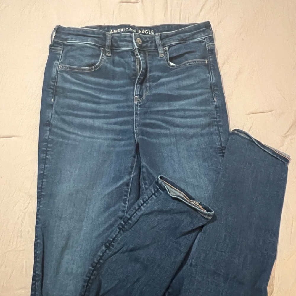 American Eagle Outfitters Women's Dark Indigo Skinny Jeans